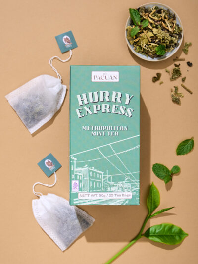 Teh Pacuan Hurry Express Mint Tea 25x2gr (Teh Celup)